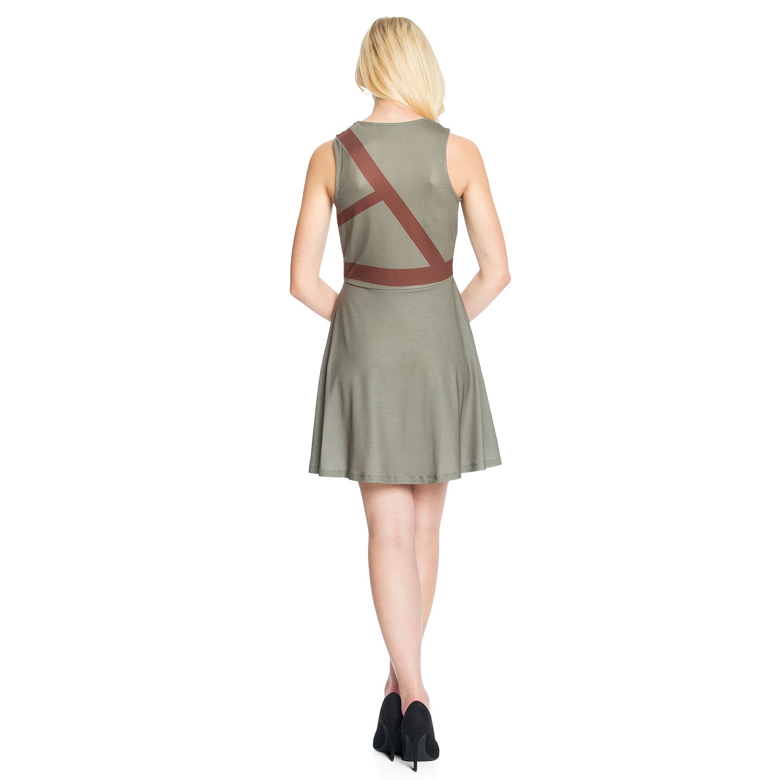 Produktbild Zelda - Link cosplay miniklänning oliv