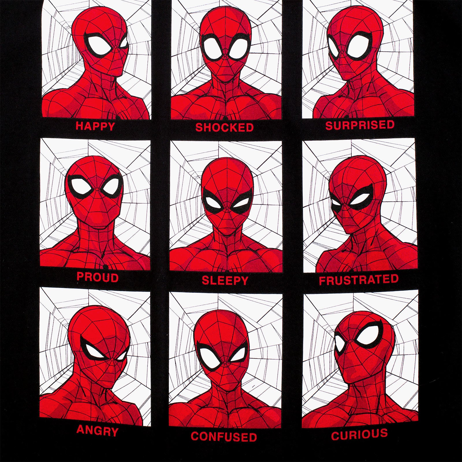 Produktbild Spider-Man - Emotions T-Shirt svart