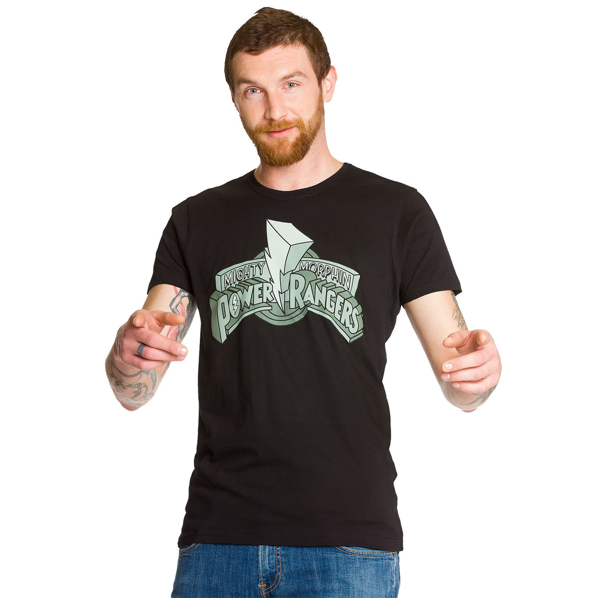 Produktbild Power Rangers - Mighty Morphin T-shirt svart