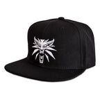 Produktbild Witcher - Wolf Medaljong Snapback-keps svart