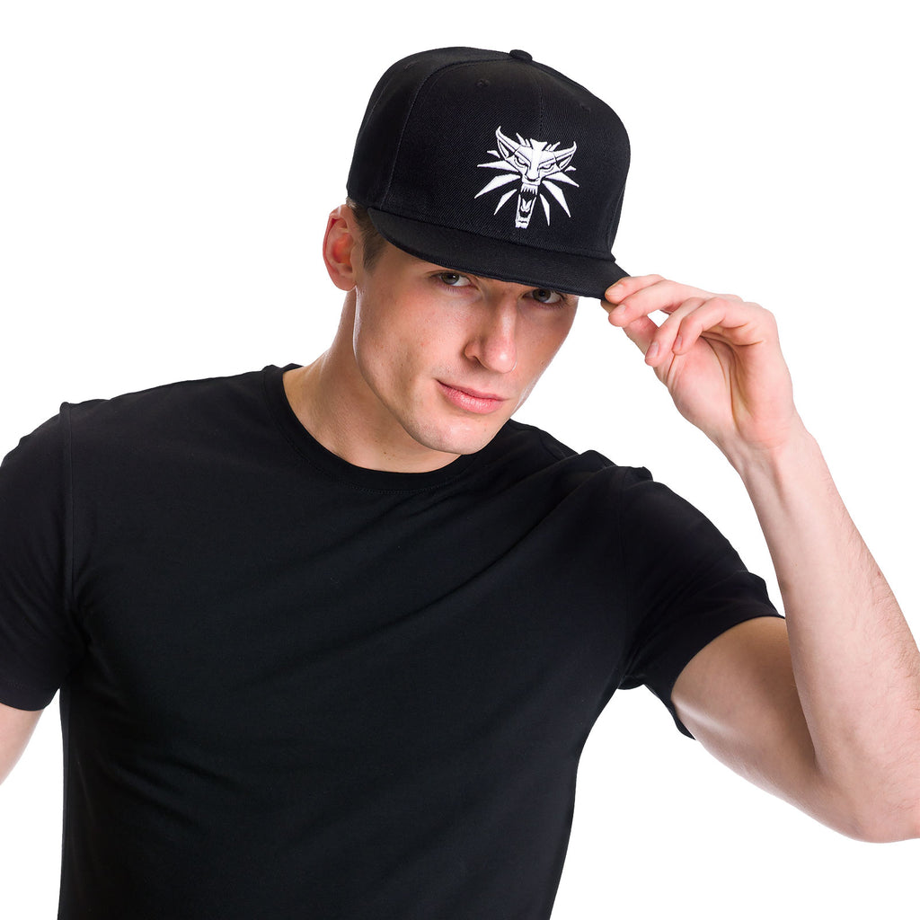 Produktbild Witcher - Wolf Medaljong Snapback-keps svart
