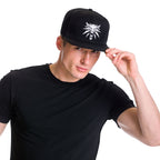 Produktbild Witcher - Wolf Medaljong Snapback-keps svart