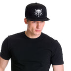 Produktbild Witcher - Wolf Medaljong Snapback-keps svart