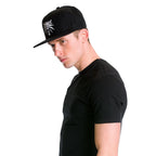 Produktbild Witcher - Wolf Medaljong Snapback-keps svart