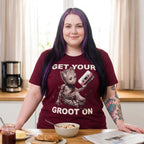 Produktbild Guardians of the Galaxy - Groot T-shirt röd