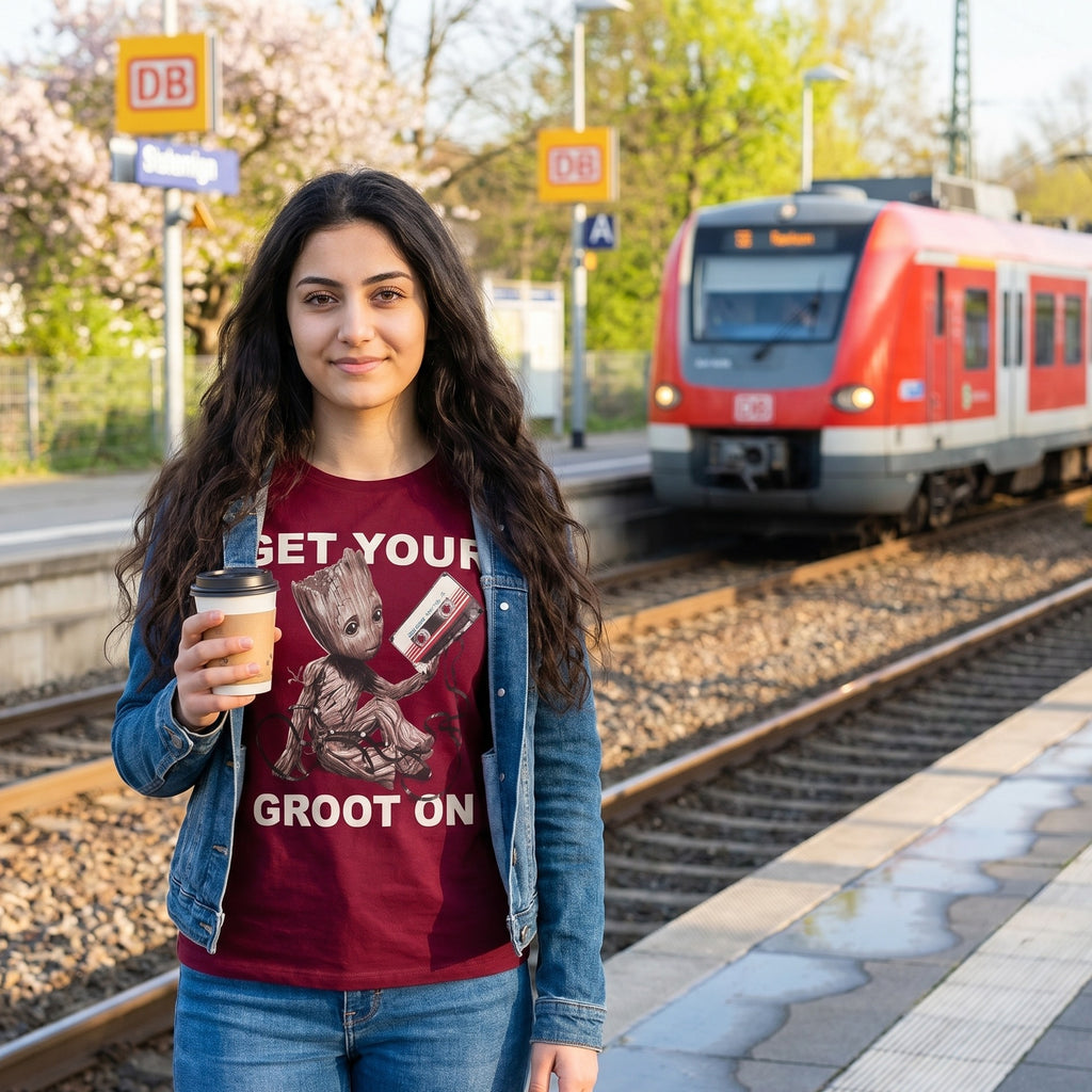 Produktbild Guardians of the Galaxy - Groot T-shirt röd