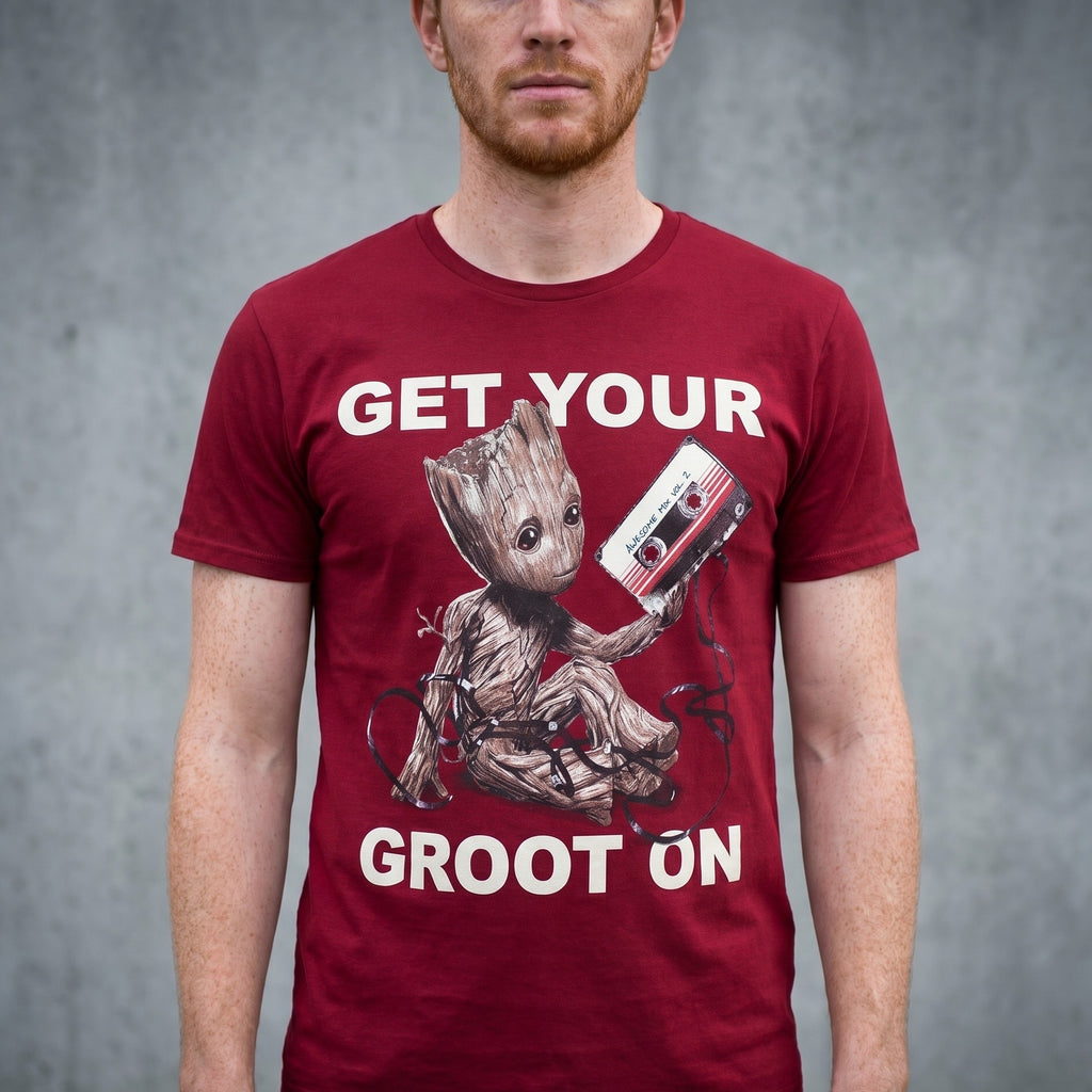 Produktbild Guardians of the Galaxy - Groot T-shirt röd
