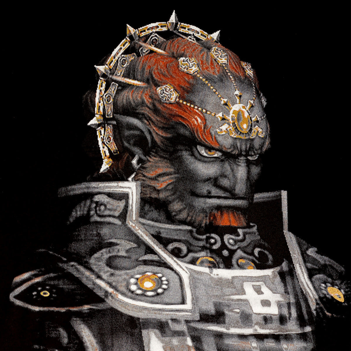Produktbild Zelda - Ganondorf Trollkarl T-shirt svart