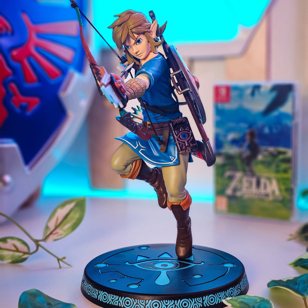 Produktbild Zelda - Link Breath of the Wild-figur med diorama