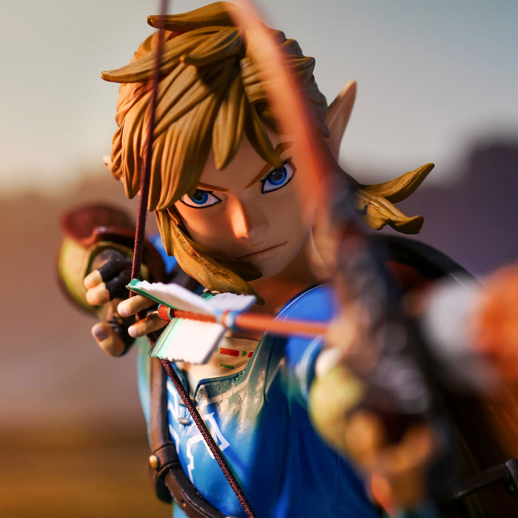 Produktbild Zelda - Link Breath of the Wild-figur med diorama