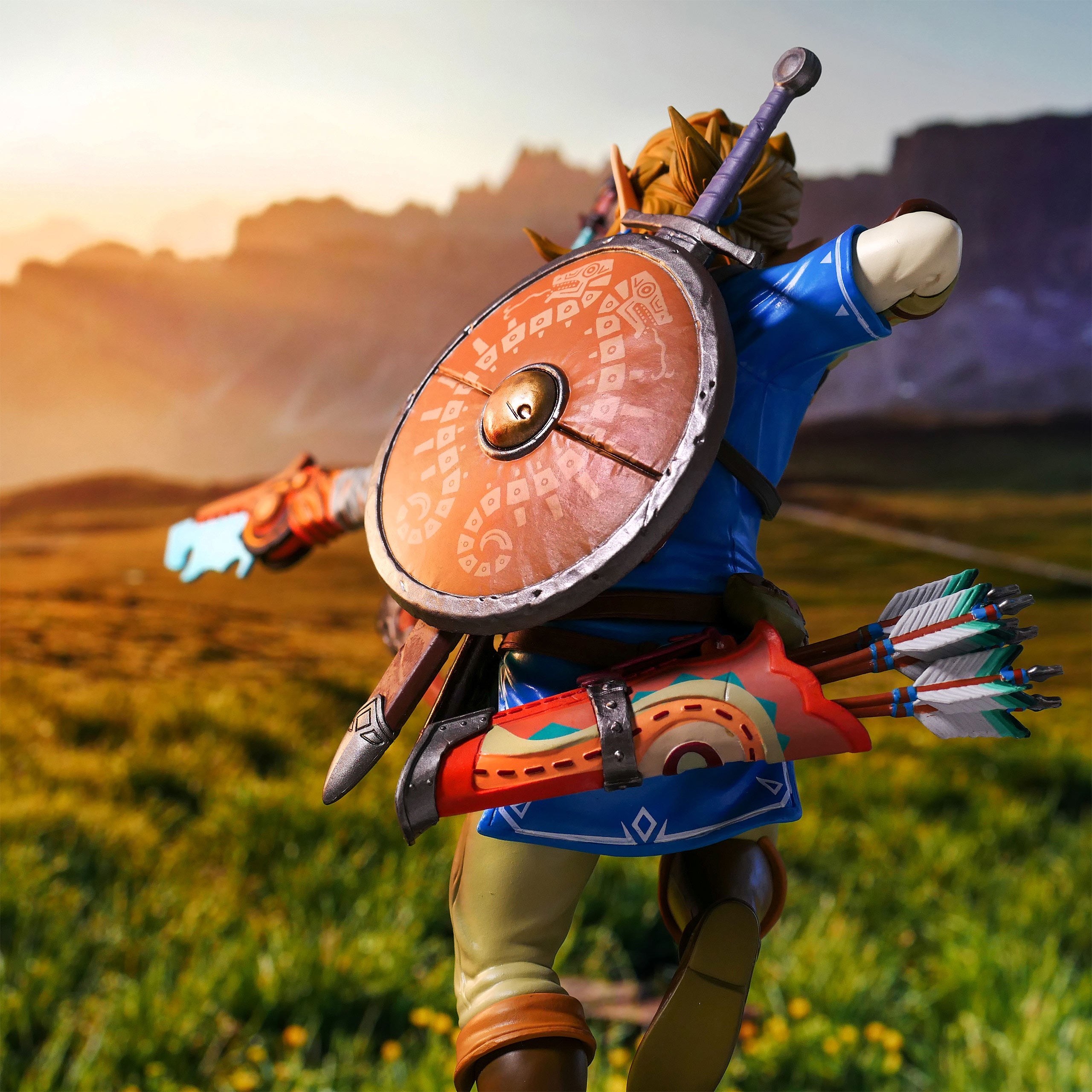 Produktbild Zelda - Link Breath of the Wild-figur med diorama