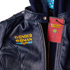 Produktbild Wonder Woman - Läderjacka med logo och huva, blå