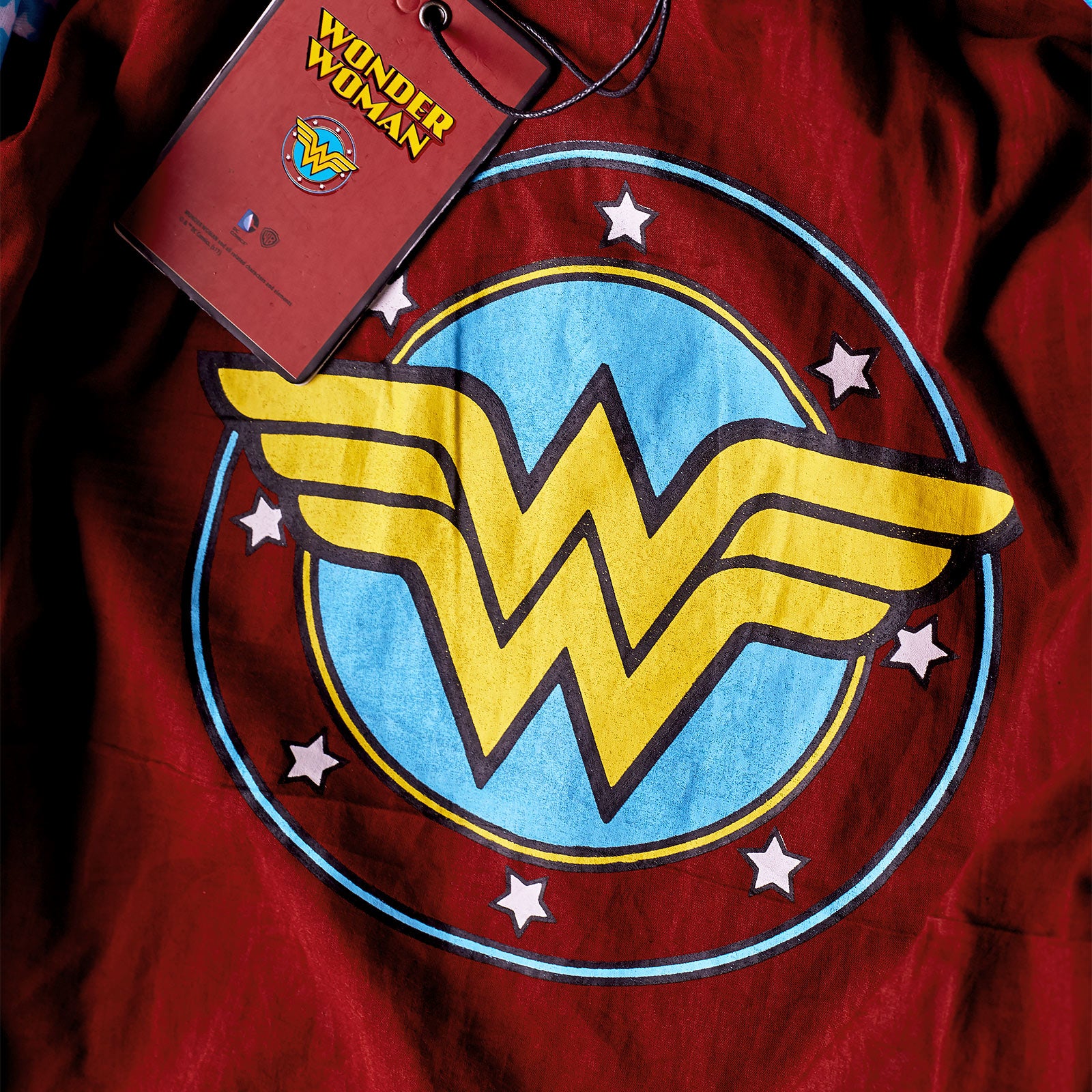 Produktbild Wonder Woman - Läderjacka med logo och huva, blå