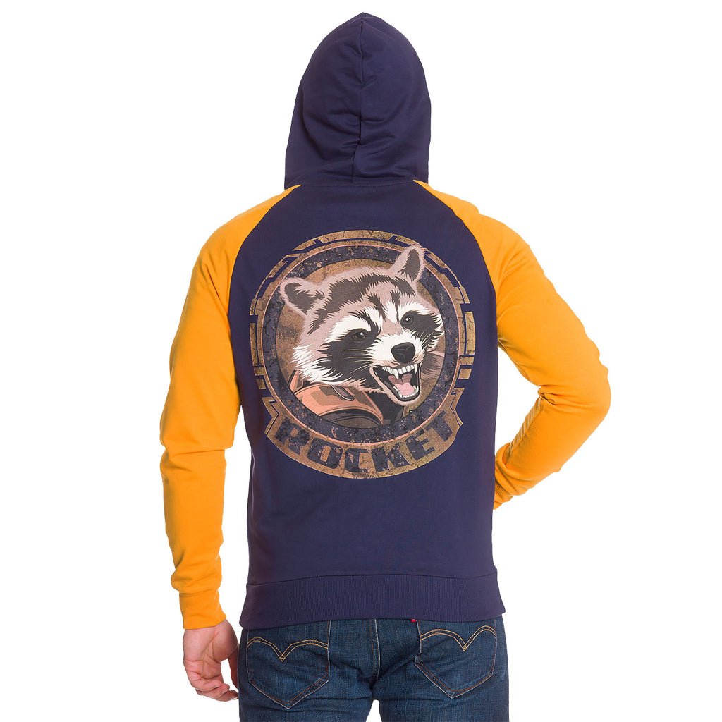 Produktbild Guardians of the Galaxy - Rocket Raccoon blå huvtröja