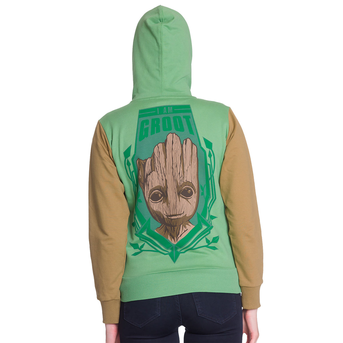 Produktbild Guardians of the Galaxy - Groot Huvtröja dam grön