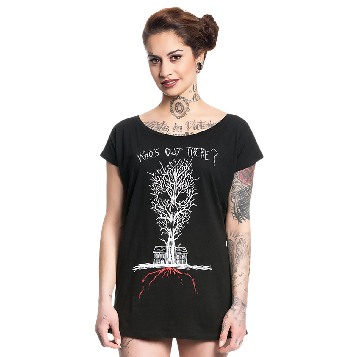 Produktbild American Horror Story - Who is Out There Girlie Shirt Loose Fit
