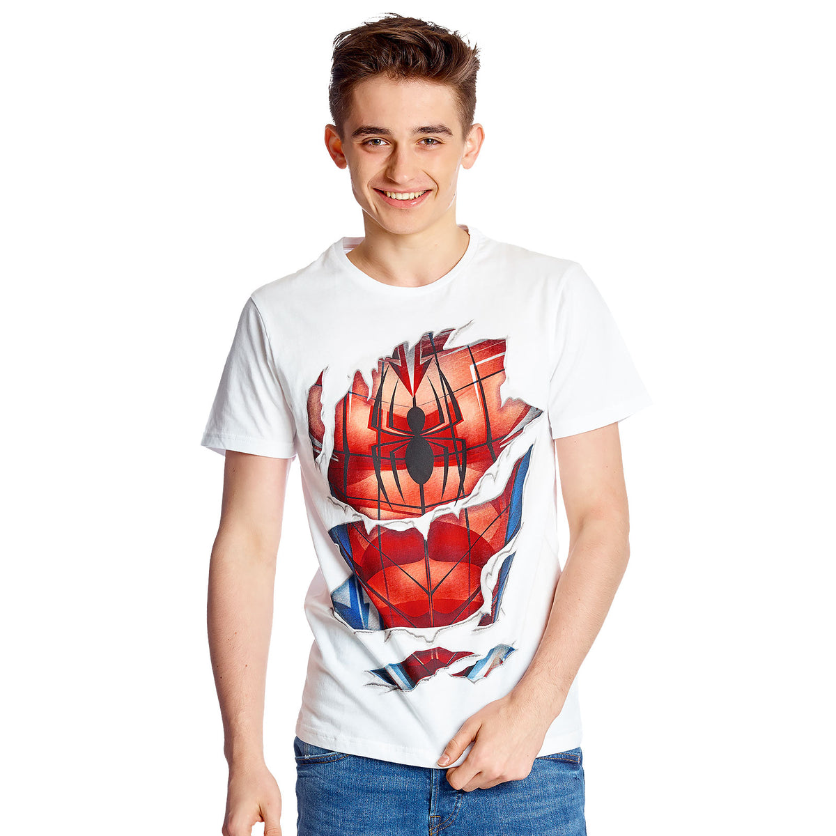 Produktbild Spider-Man - Dräkt T-shirt vit