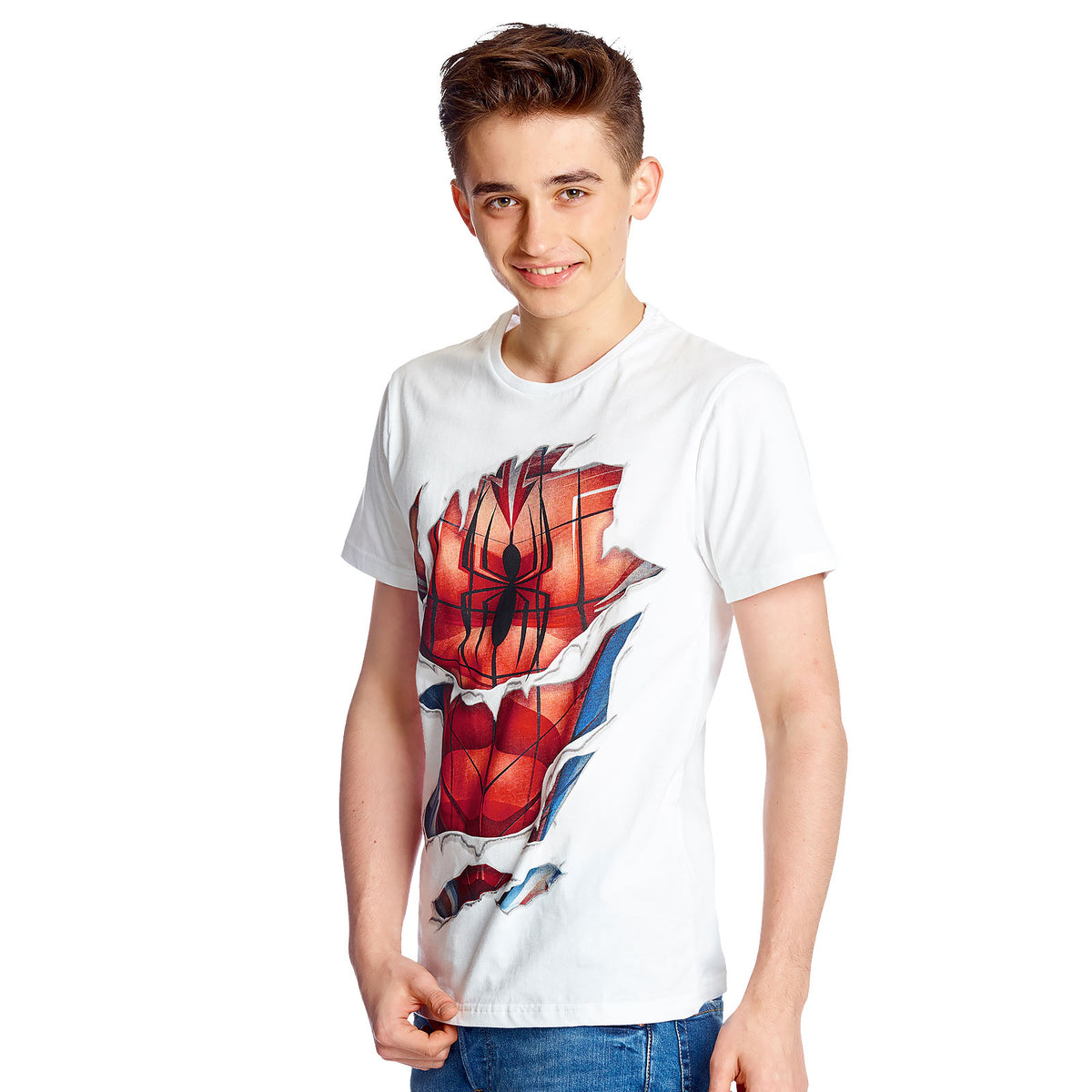 Produktbild Spider-Man - Dräkt T-shirt vit