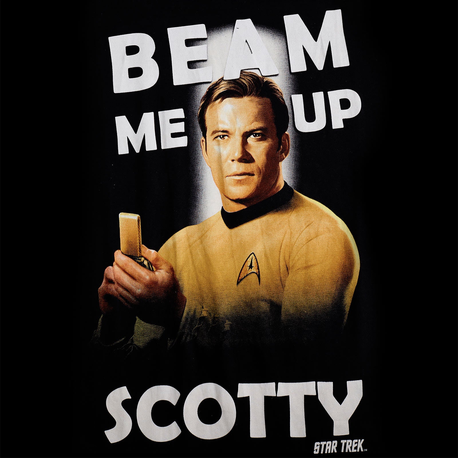 Produktbild Star Trek - Kirk Beam Me Up T-shirt svart