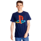 Produktbild PlayStation - Logo T-shirt blå