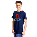 Produktbild PlayStation - Logo T-shirt blå