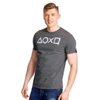 Produktbild PlayStation - Buttons T-shirt grå