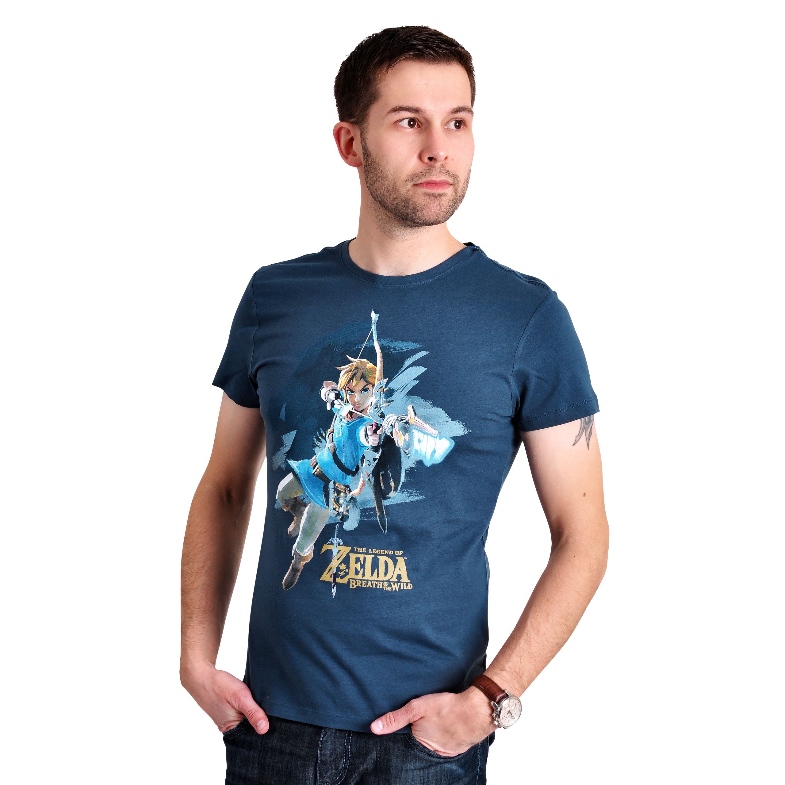 Produktbild Zelda - Breath of the Wild Link T-shirt blå
