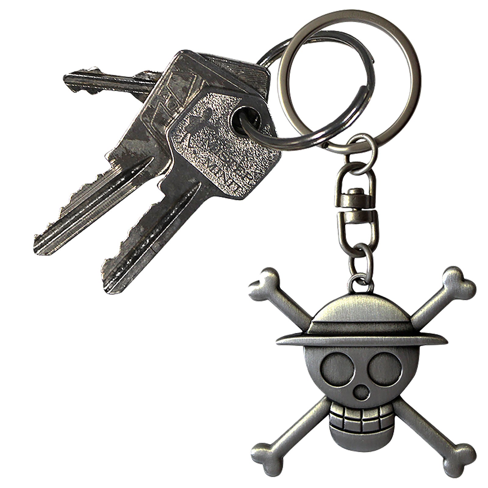 Produktbild One Piece - Skull Luffy Nyckelring