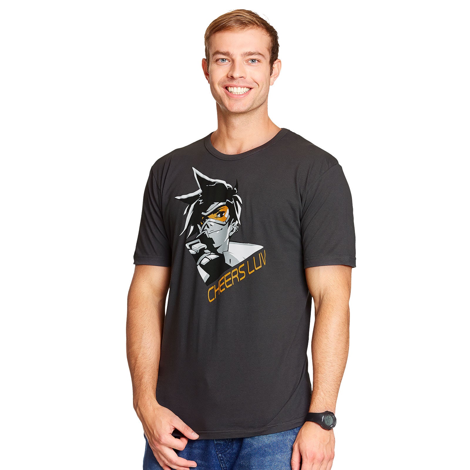 Produktbild Overwatch - Tracer T-shirt grå