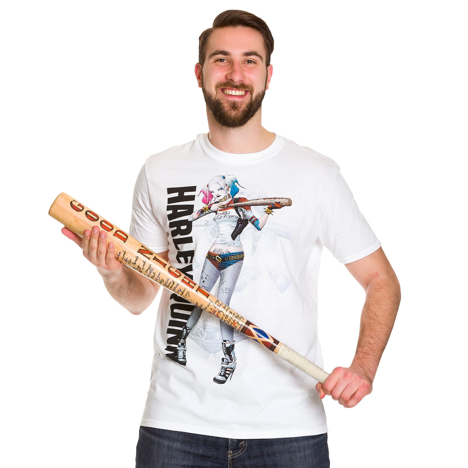 Produktbild Suicide Squad - Harley Quinn Affisch T-shirt vit