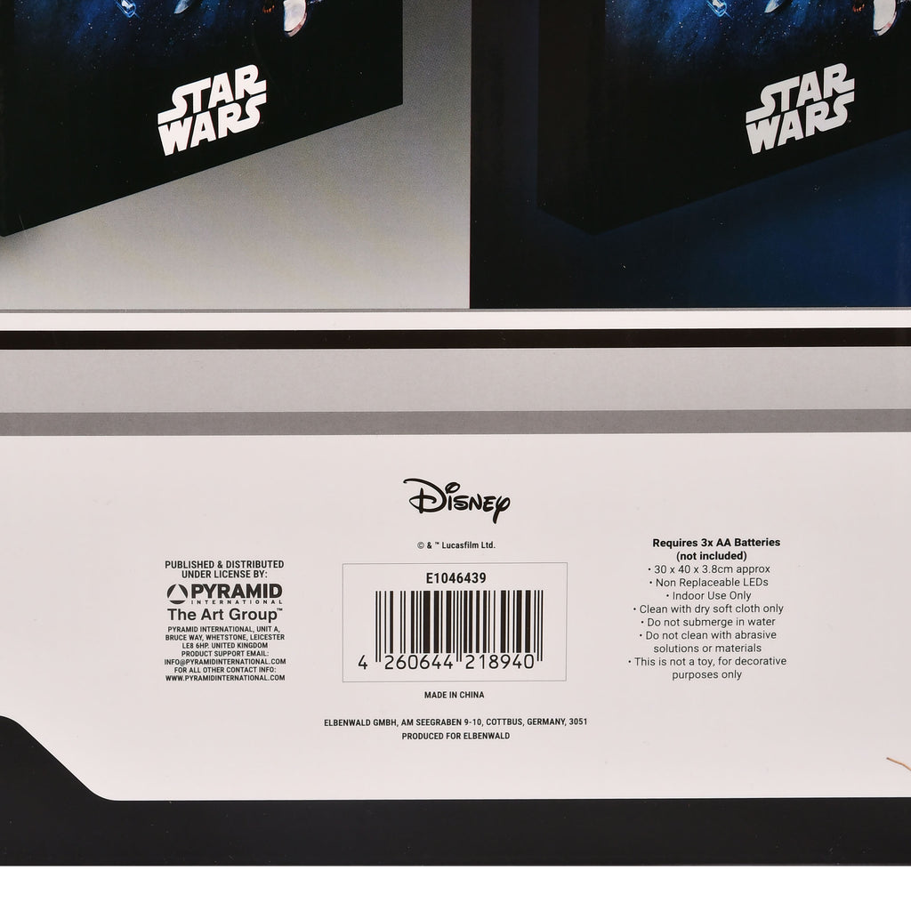 Produktbild Star Wars - Ett Nytt Hopp Väggbild med belysning