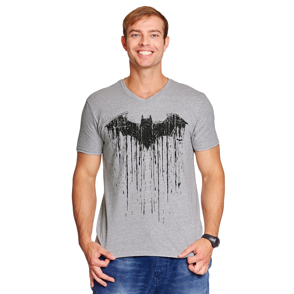 Produktbild Batman - Dripping Logo T-shirt grå