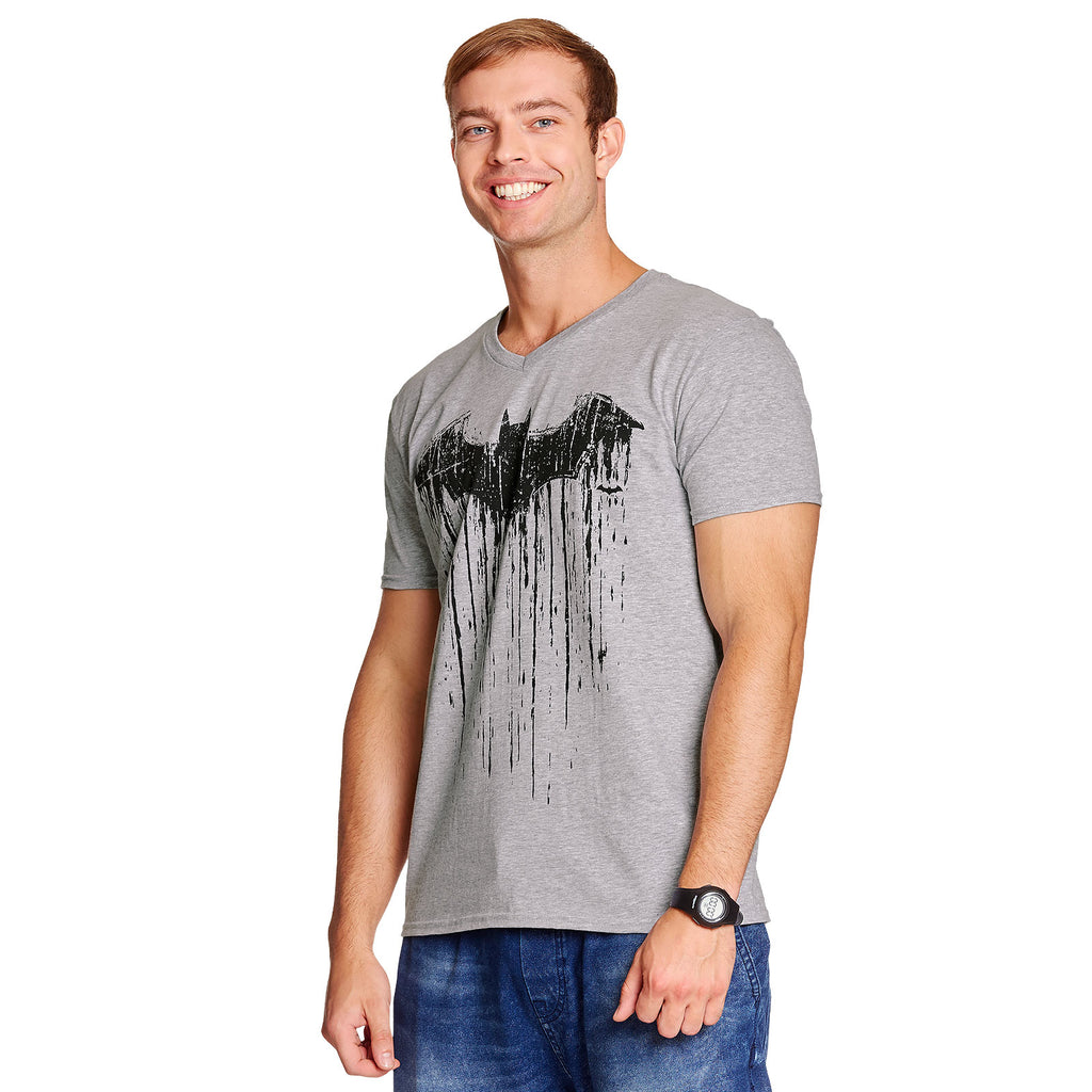 Produktbild Batman - Dripping Logo T-shirt grå