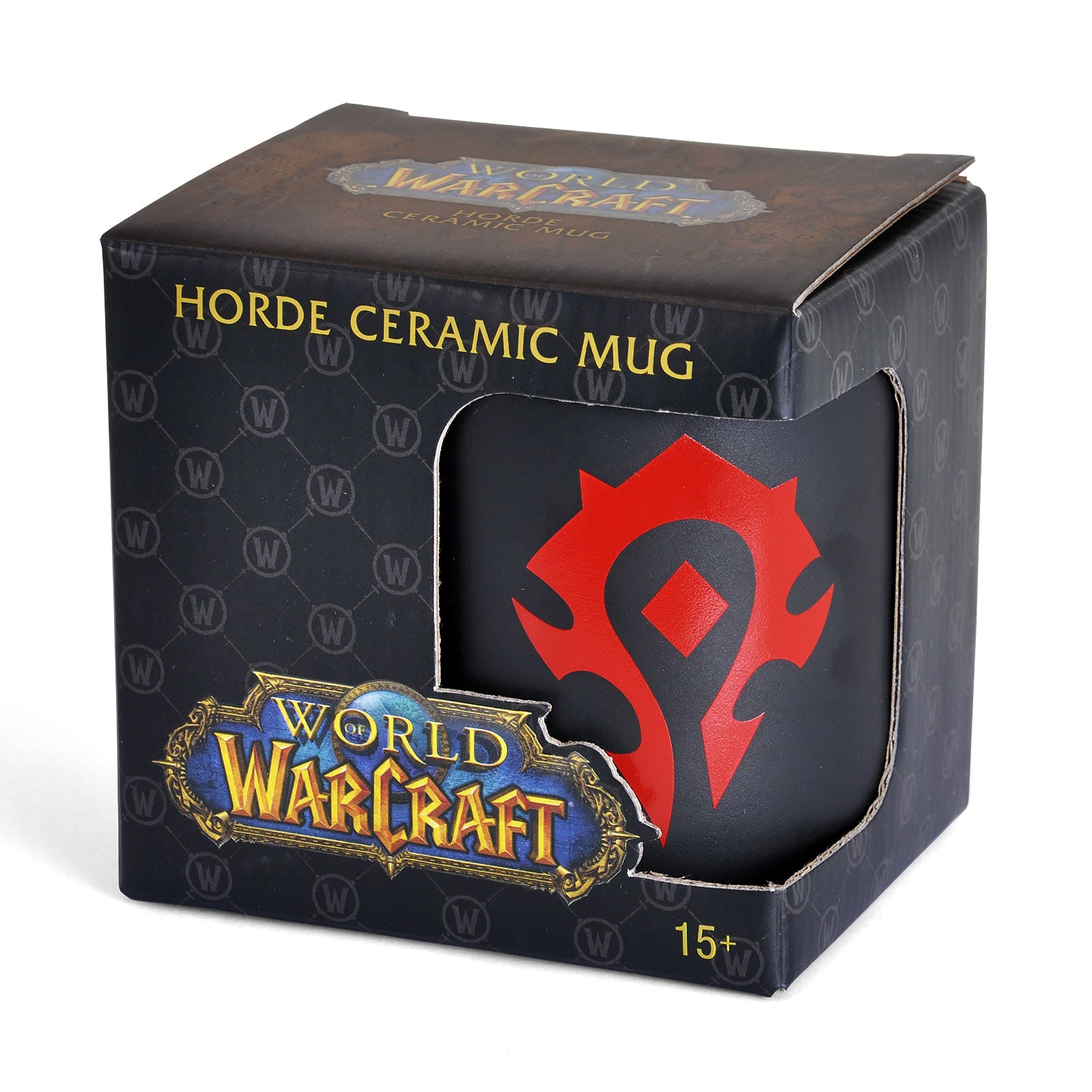 Produktbild Warcraft - Horde-logotyp mugg svart röd