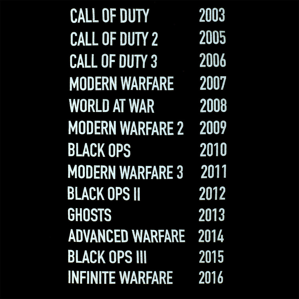 Produktbild Call of Duty - Skull Tour T-shirt svart