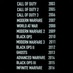 Produktbild Call of Duty - Skull Tour T-shirt svart