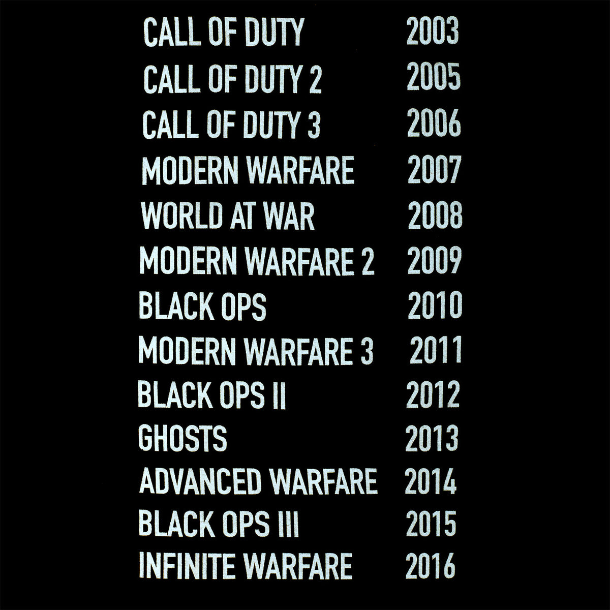 Produktbild Call of Duty - Skull Tour T-shirt svart
