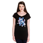 Produktbild Lilo & Stitch - Stitch T-shirt dam Loose Fit svart