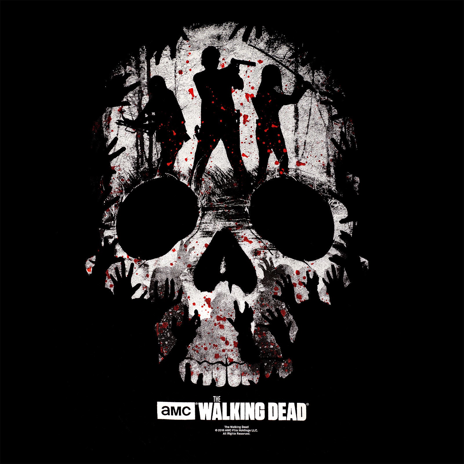 Produktbild Walking Dead - Skull T-shirt dam