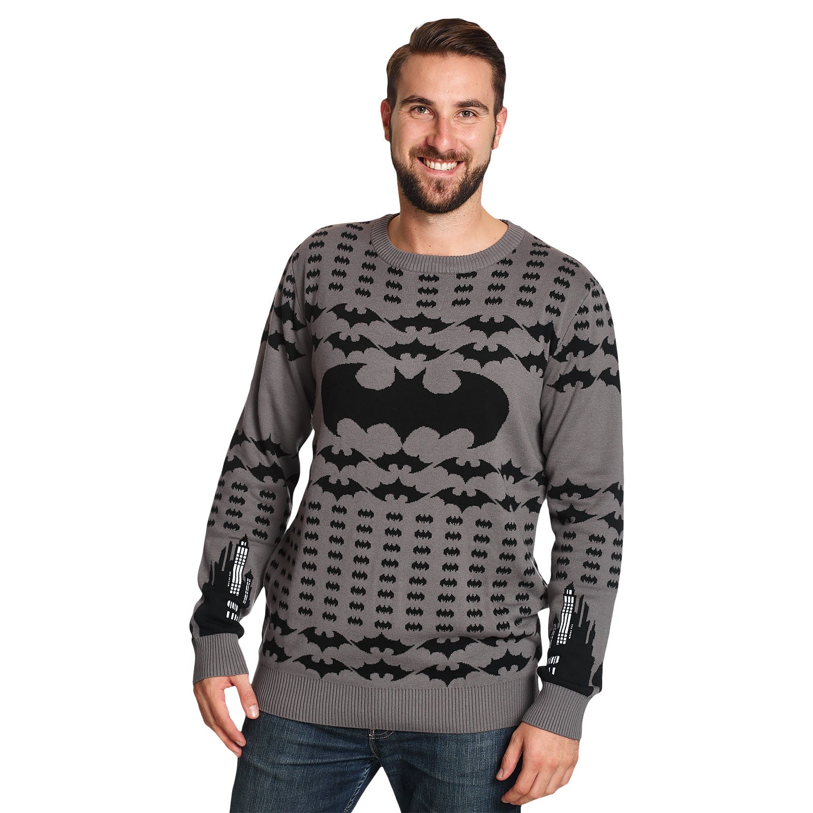 Produktbild Batman - Logotyp Stickad Tröja