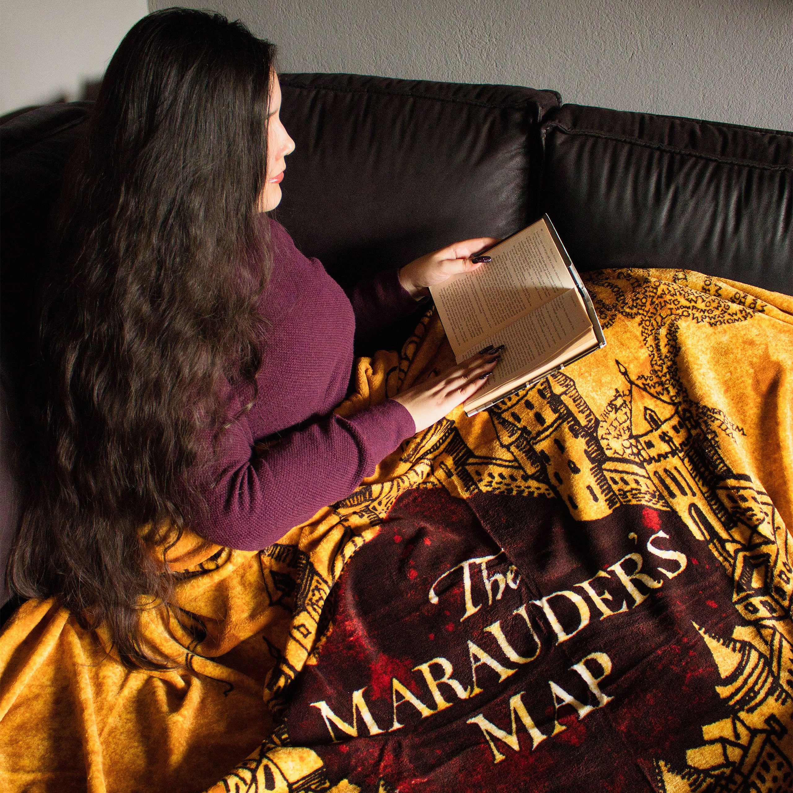 Produktbild Harry Potter - Filt med Marodörkartan