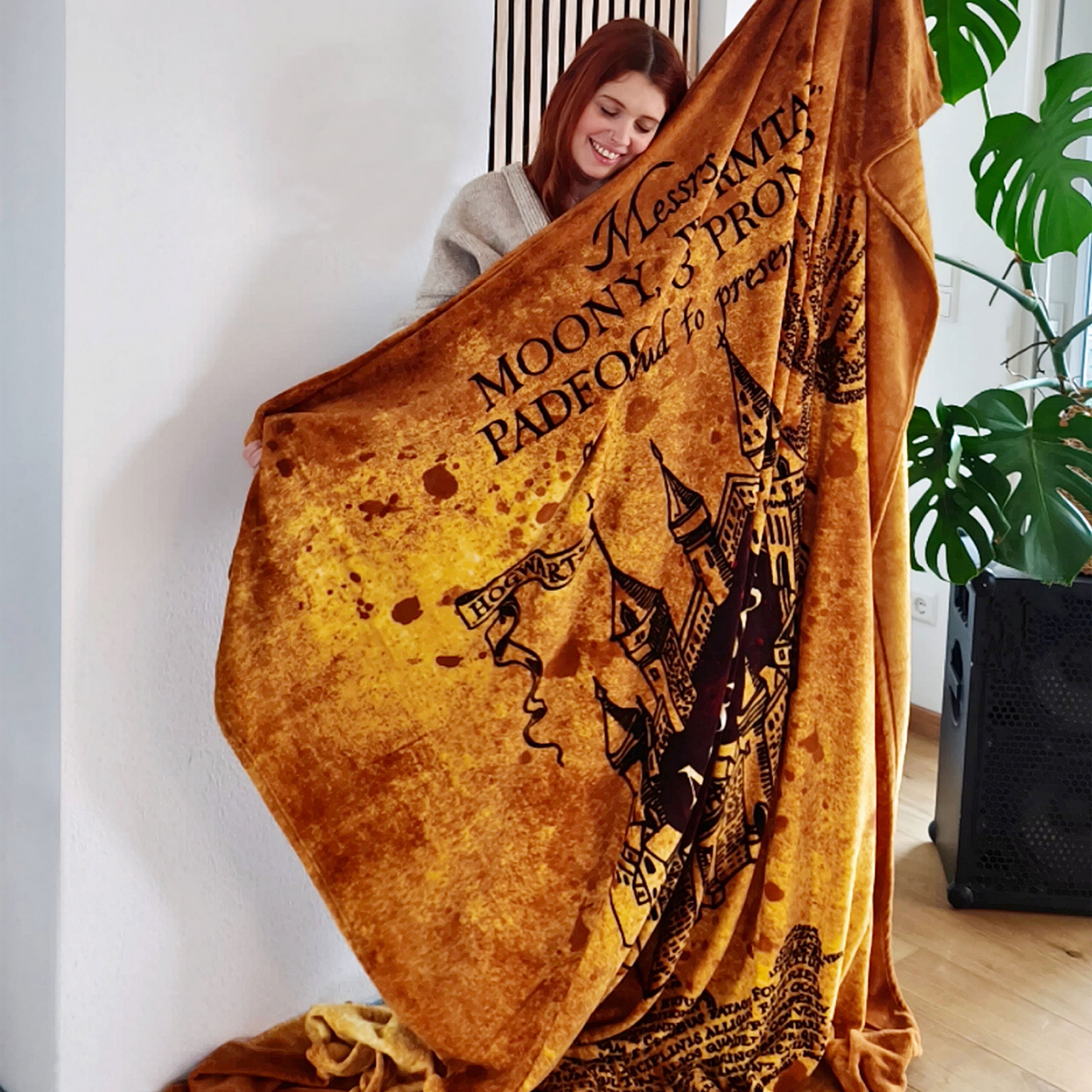 Produktbild Harry Potter - Filt med Marodörkartan