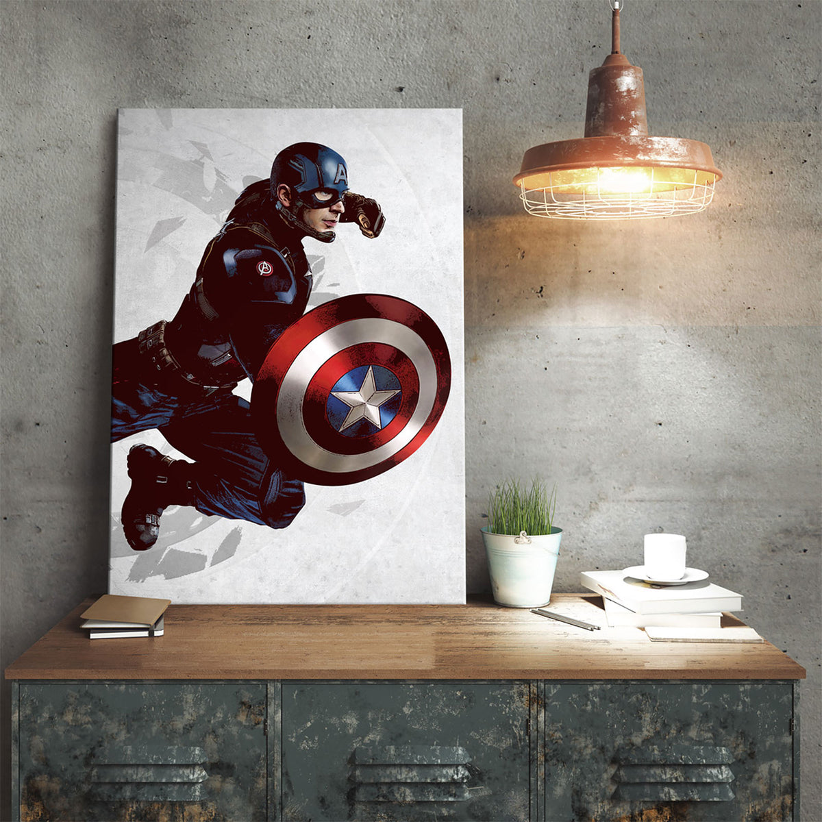 Produktbild Captain America - Civil War Metallposter