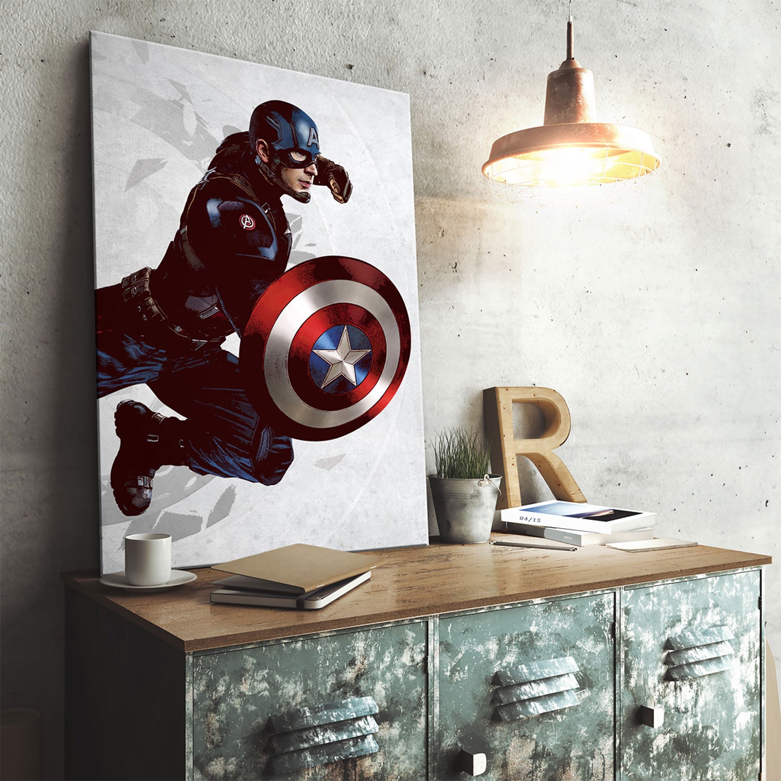 Produktbild Captain America - Civil War Metallposter
