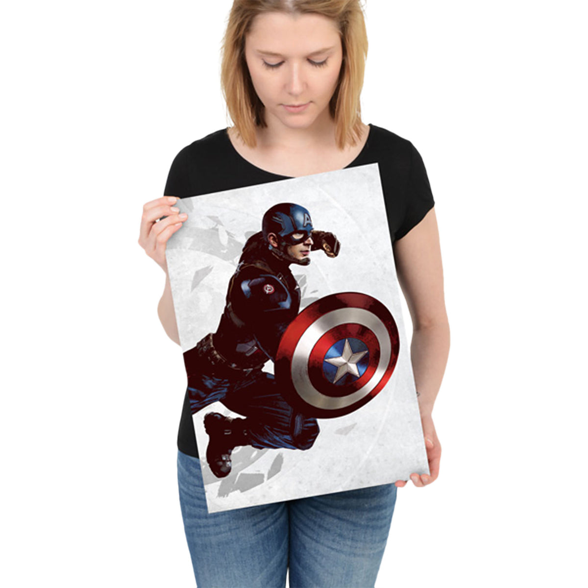 Produktbild Captain America - Civil War Metallposter