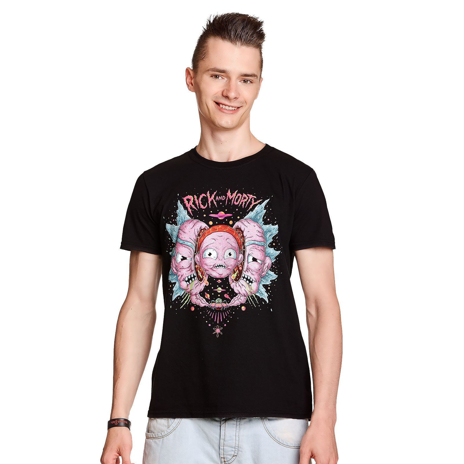 Produktbild Rick and Morty - Head Split T-shirt svart