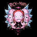 Produktbild Rick and Morty - Head Split T-shirt svart