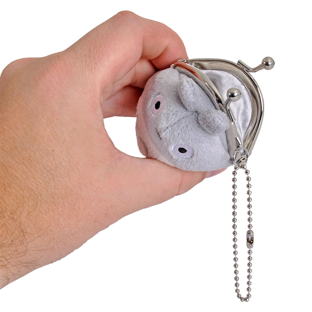 Produktbild Totoro - Plysch myntbörs grå