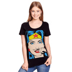 Produktbild Wonder Woman - Mustasch T-shirt Dam
