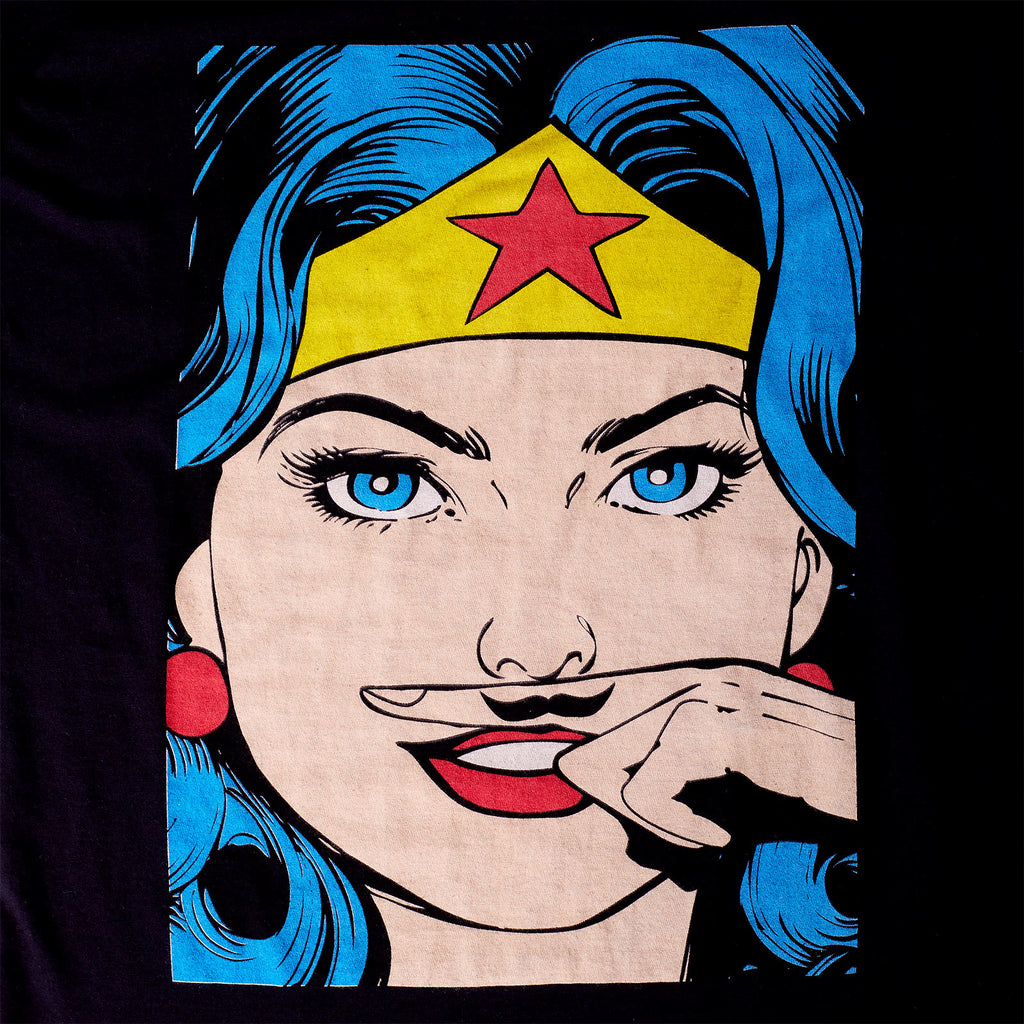 Produktbild Wonder Woman - Mustasch T-shirt Dam